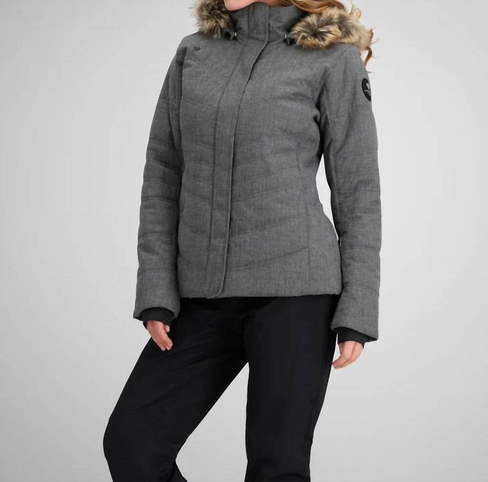 NEW OBERMEYER tuscany ii jacket in charcoal